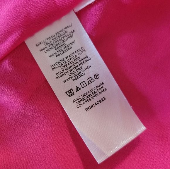 LOFT Ann Taylor Pink Dotted Criss Cross Back Swing Dress Size XS NWOT Slip Mini - Picture 8 of 10